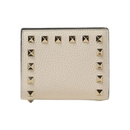 Valentino Кожа Кошелек Женские Крем