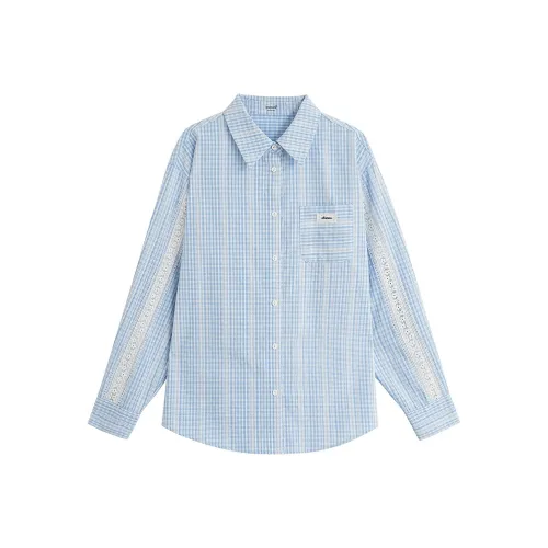 Inman TREASURE совместный бренд Похудение Предосенний Комплект Элегантность Доступный Вечный Модный ATMOSPHERE Рубашка Женская