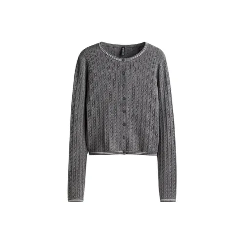 H&M Серый Женский Трикотаж