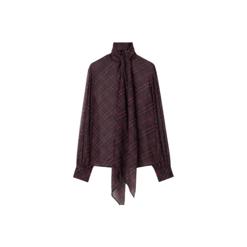 Burberry Бургунди Женские Рубашки