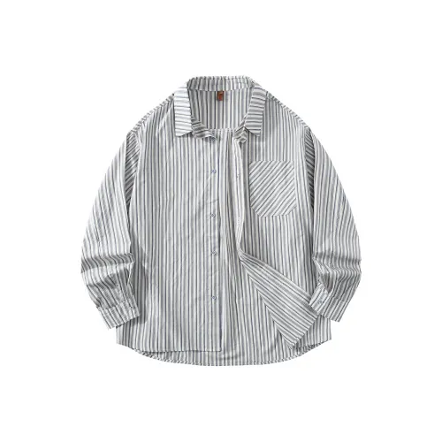 EYEUNDERSTAND Синий Унисекс Рубашки