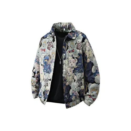 NOAHGIGI Медведь Мужской Джинсовые куртки