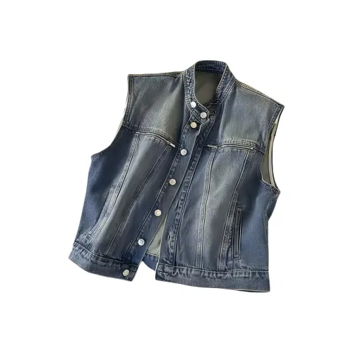 CAT'S PAW Синие Унисекс Жилеты