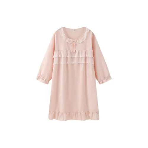 DAISONG Длинный рукав ночная рубашка Женская