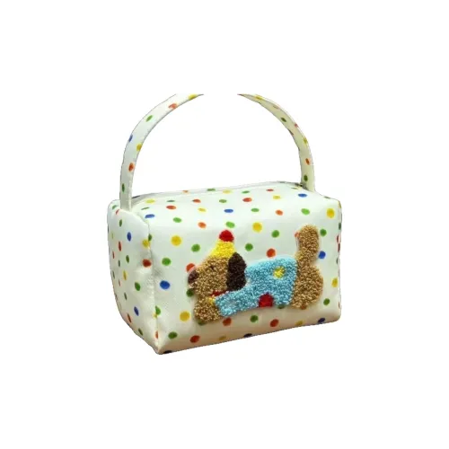 OMGD Многоцветный Гороховый узор Такса Косметичка New Arrival Текстура Портативное Хранение