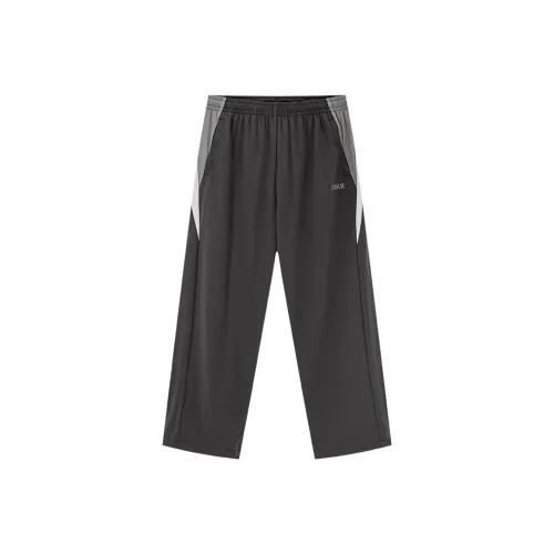 Erke Life Collection Темно-серый Коричневый Мужские спортивные брюки