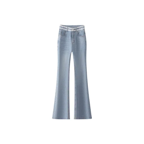 MAREA VESUVIO Blue Women's Jeans MAREA VESUVIO Синий Женские Джинсы