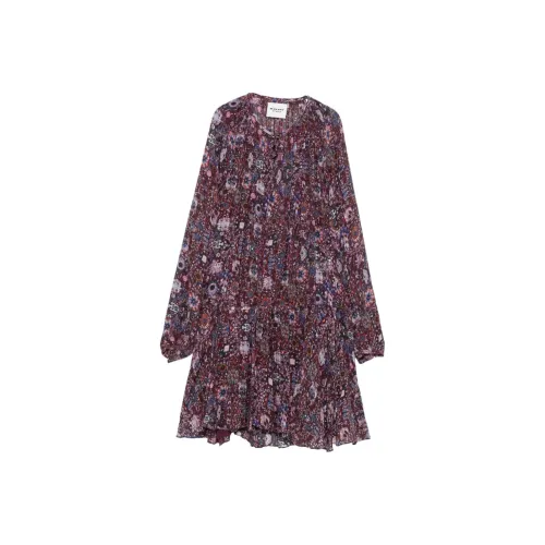 ISABEL MARANT ETOILE Длинное платье с длинными рукавами женское