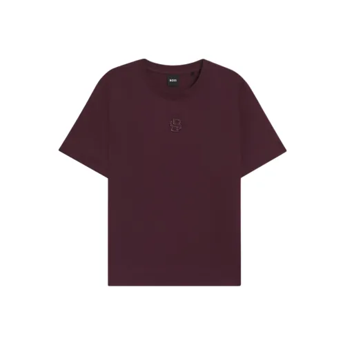 Hugo Boss Темно-фиолетовые Женские Футболки