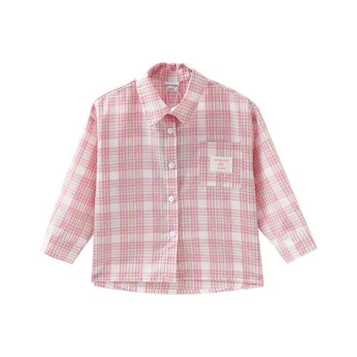 MAMIMAKA Клетка Розовый KIDS Повседневные Рубашки