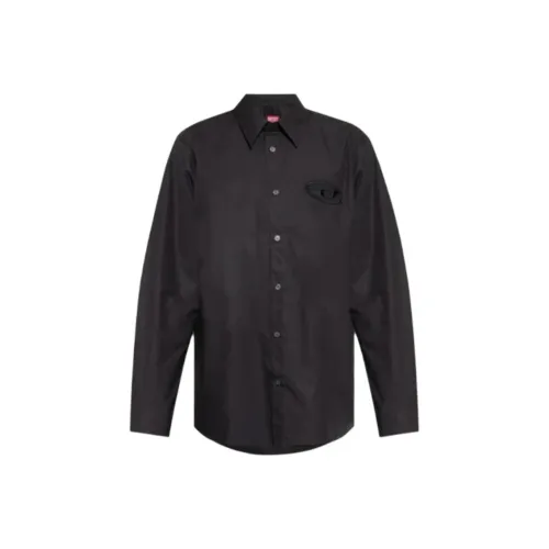 DIESEL Мужские Черные Рубашки