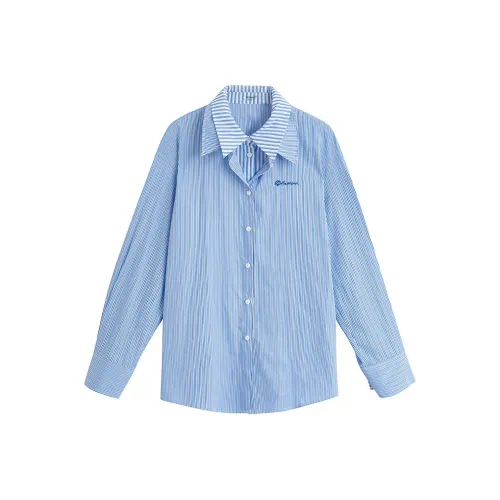 Inman TREASURE совместный бренд Похудение Предосенний Комплект Элегантность Доступный Вечный Модный ATMOSPHERE Рубашка Женская