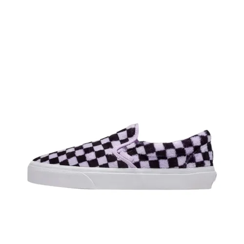 Vans CLASSIC Slip-On Скейтборд Кроссовки Мужские Фиолетовые Черные