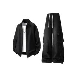 Черный топ + Черные брюки