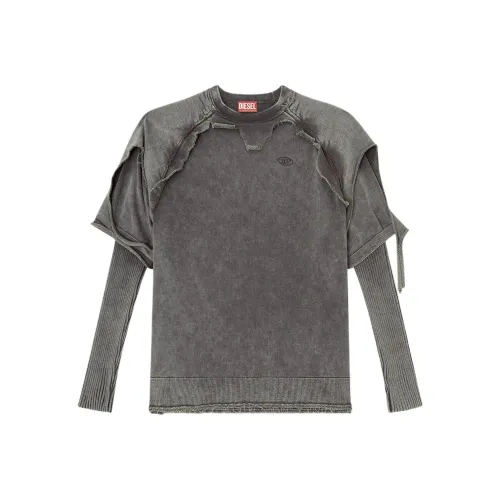 DIESEL Серый Мужской Свитшот