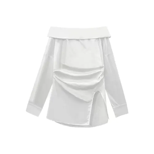 MO VOICE Белый Женские Рубашки