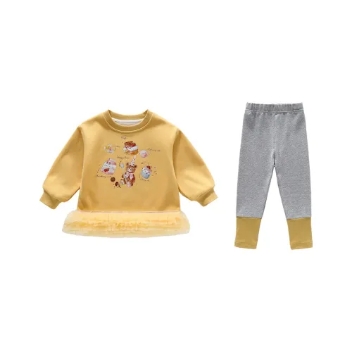 FrogPrince Желтый Kids Повседневная Спортивная Одежда