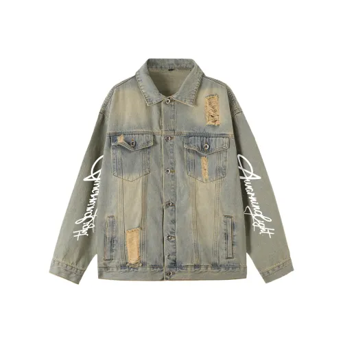 WARNING LIGHT Джинсовая куртка унисекс