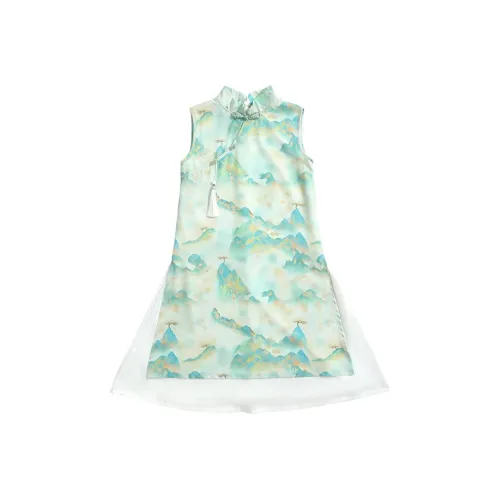 Meter Ханьфу Чонсам Платье Лето