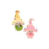 Розовый гриб + Желтый гриб