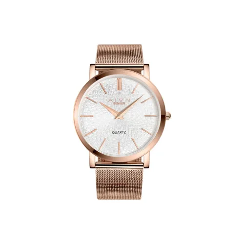 AIVN Trendy Fashion Collection Кварцевый механизм Стальной ремешок Часы Мужские Черный циферблат