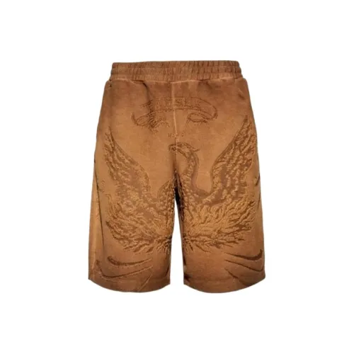 DIESEL Коричневые Мужские Повседневные Шорты