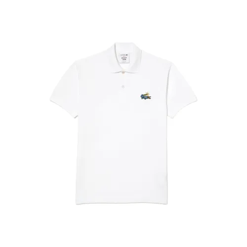 LACOSTE Чисто Белый Мужской Поло