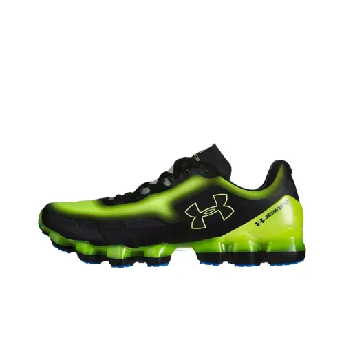 Under Armour Scorpio Беговые кроссовки Мужские Черные Желтые
