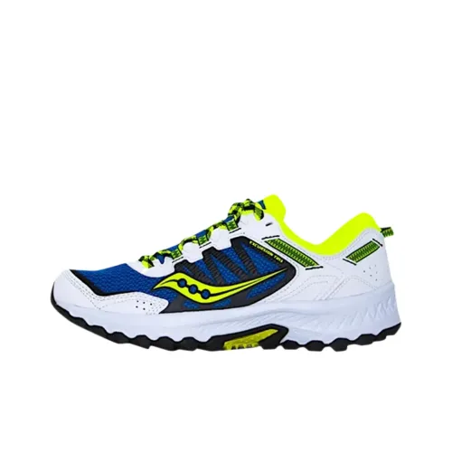 Saucony Excursion TR 13 Беговые кроссовки Мужские Белый Синий