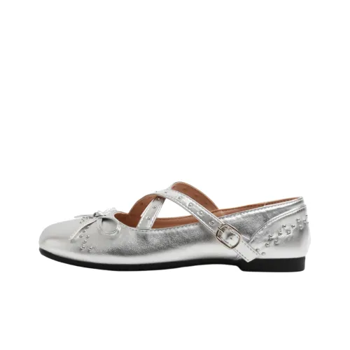 Wuji Грубый каблук Мэри Джейн Женские туфли