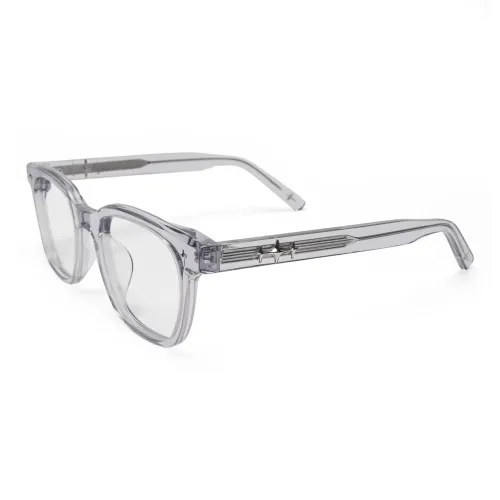 NOVA BEBEE Пластиковая оправа Квадратные Оправы для очков Унисекс Ледниковый серый