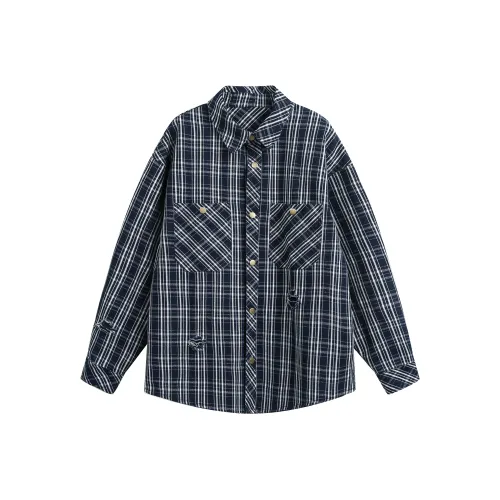 YPUT Темно-синие женские рубашки