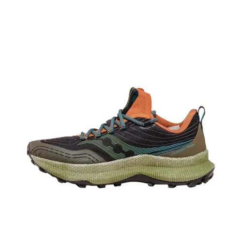 Saucony Endorphin Trail Беговые кроссовки Мужские Армейский зеленый