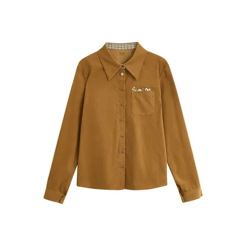 Inman Свидание TREASURE Похудение Предосенний Костюм Элегантность Доступный Стильный Осенний Мода ATMOSPHERE Рубашка Женская