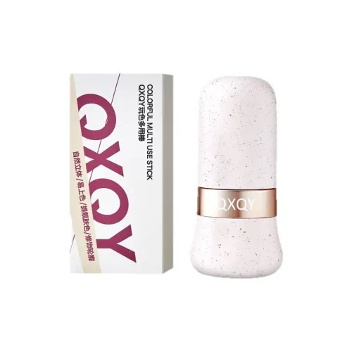 QXQY Играть с Цветом Двойная головка MULTI Использование Stick Натуральный Румяна Увлажняющий Крем Румяна Длинное Сохранение Легко Смесь