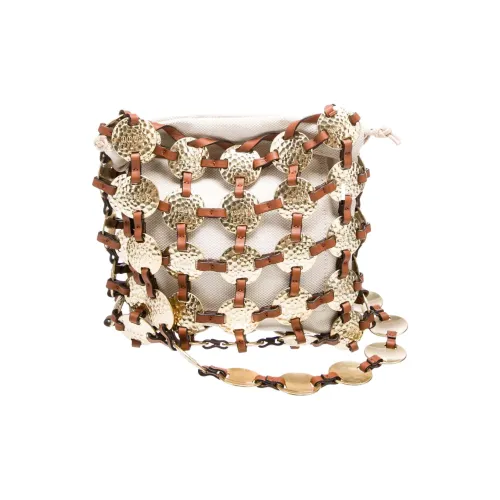 Staud Кожа Сумка через плечо Женская Золотая