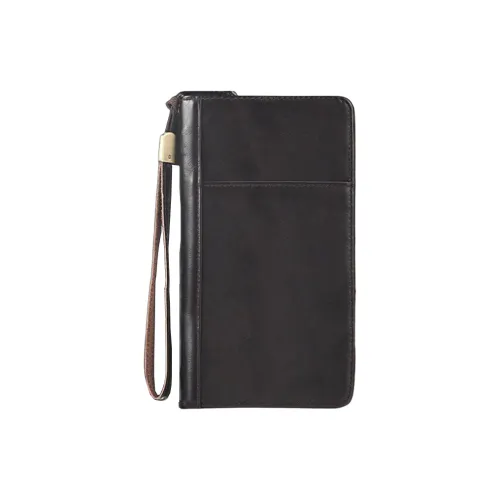 VIHUS Коровья кожа Клатч Кошелек Мужской Черный