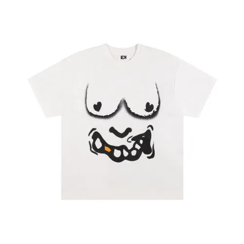 EK Белый Унисекс T-рубашки