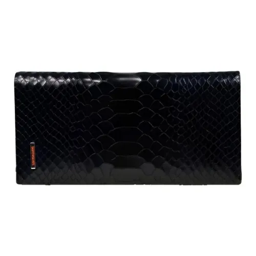 SEPTWOLVES Кошелек из коровьей кожи Унисекс Черный