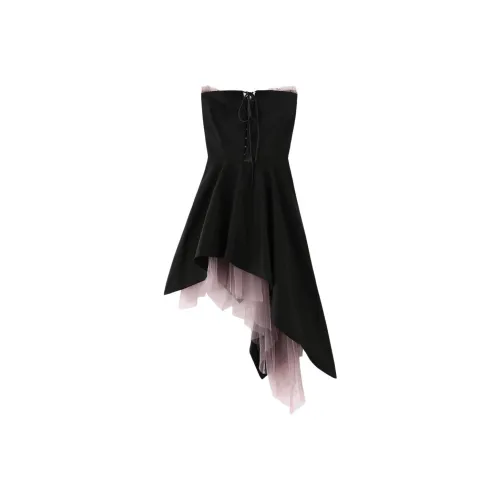 Черные женские платья без рукавов