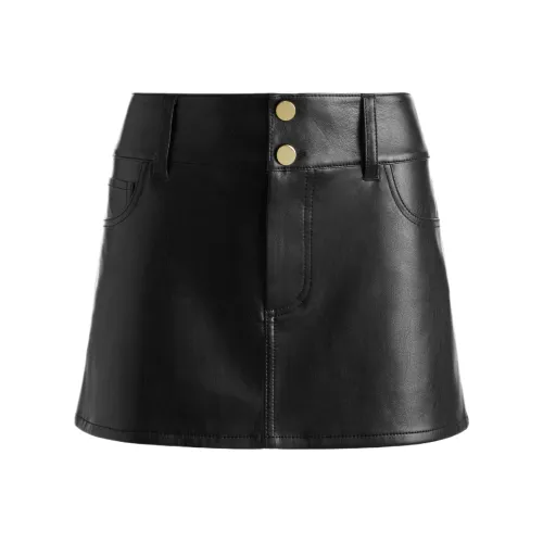 ALICE+OLIVIA LAIKA Веганская кожа Юбка Кожаные короткие юбки Женские