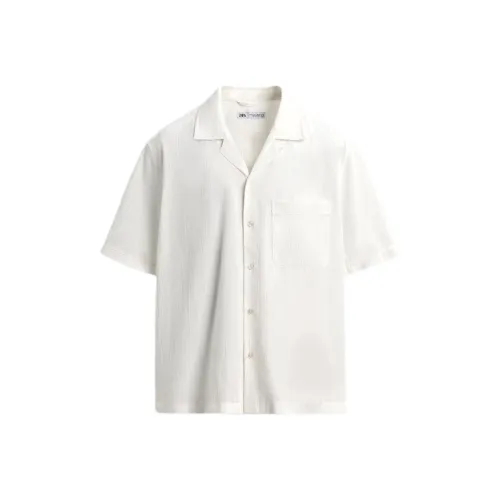 ZARA Белые Мужские Рубашки