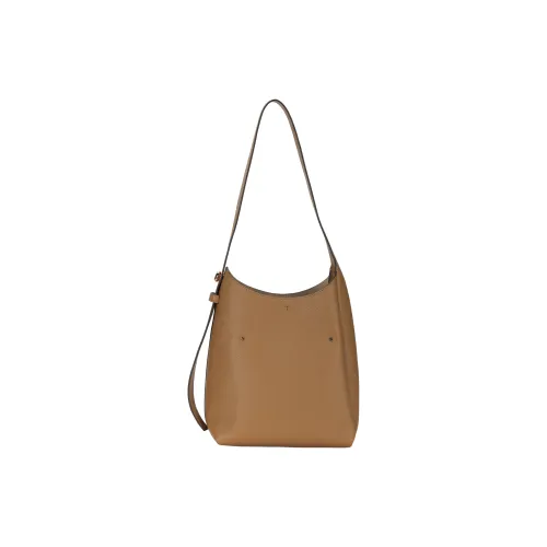 Tory Burch Romy Коровья кожа Сумка на плечо Маленькая Женская Тирамису