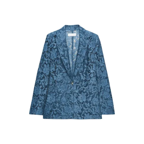 ZARA Синий Женские Деловые Костюмы