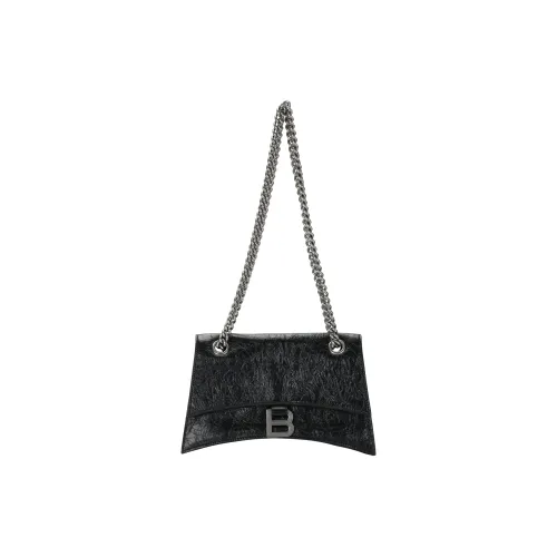 Balenciaga Crush Коровья кожа Сумка через плечо Сумка на плечо Женская Темно-серый