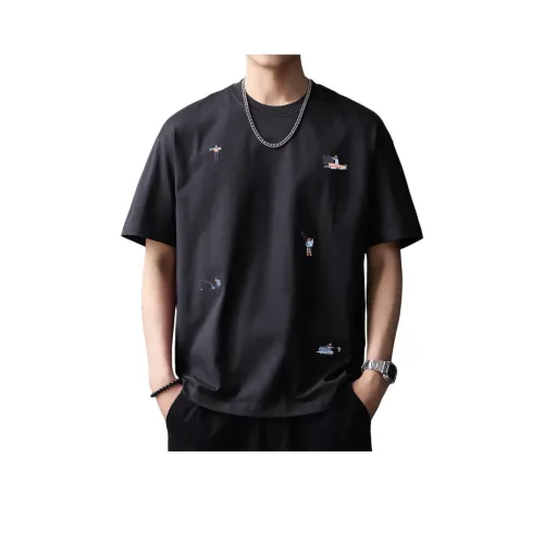 GUISE Лето T-рубашка Свободный крой Унисекс