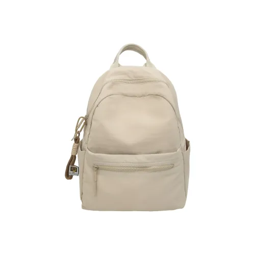 G.DUCKKIDS Нейлон Рюкзак Стандартный Экрю Черный Светло-фиолетовый