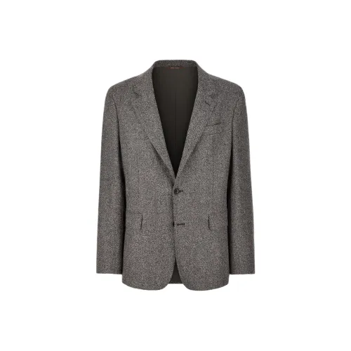 Canali Серый Бежевый Мужские Куртки