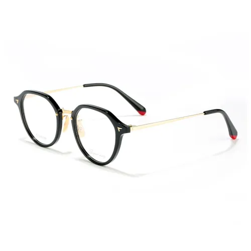 SUPER SUNG Чистый титан пластина круглая оправа для очков унисекс