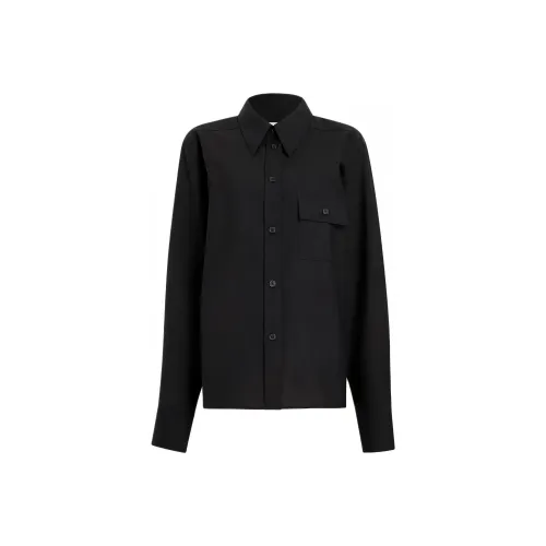 KHAITE FW24 Yatty Топ Рубашка Женская Черная
